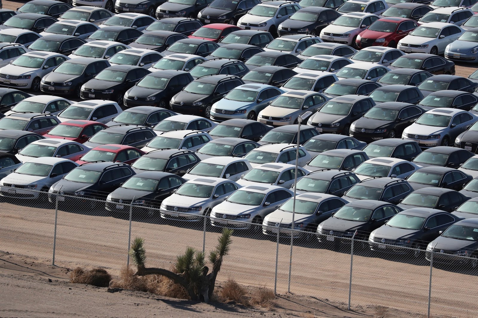 Дизельгейт Volkswagen кладбище автомобилей